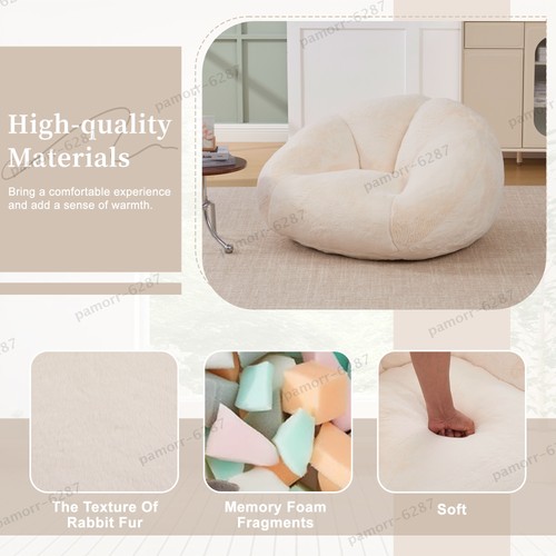 Adult bean bag chair soft - adult, faux