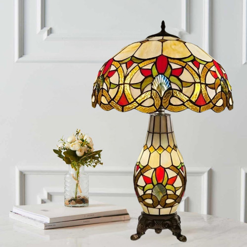 Clustered table lamp tiffany - clustered,