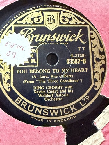 Bing crosby baia brunswick - crosby,