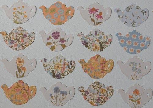 Teapots wildflower design - 24,