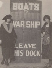 1920s Women Boats War Ship