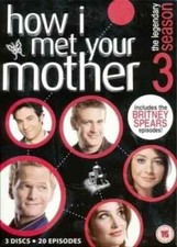 How I Met Your Mother - Season 3 BRITNEY SPEARS BRAND NEW SEALED 3 x DVD BOX SET