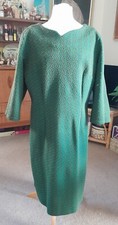 1970s Vintage Crimplene Green