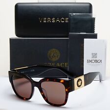 Versace Sunglasses Oversized Medusa Brown Tortoise Gold MOD VE 4437-U 108/73