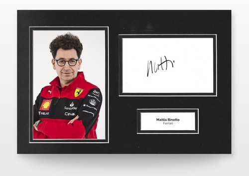 Mattia binotto hand signed - mattia, hand-signed
