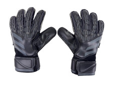Adidas Predator Match Fingersave Mens Goalkeeper Gloves Size 10, Black, New