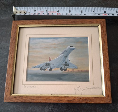 Tony woollett signed concorde - woollett,