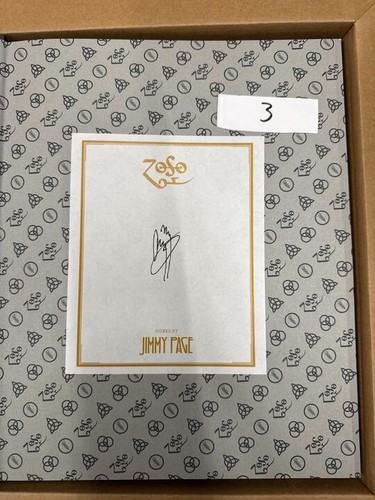 Jimmy page signed - signed, zeppelin