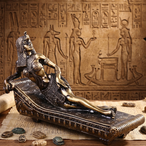 Egyptian cleopatra statue - egyptian,