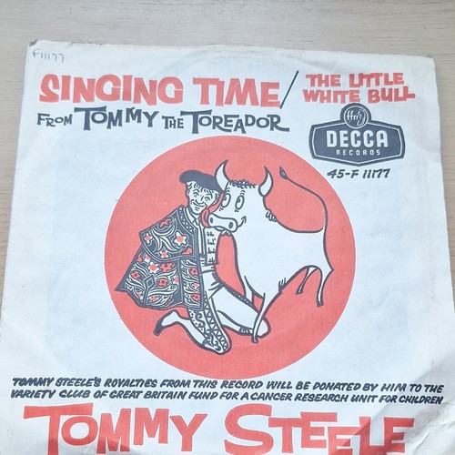 Tommy steele decca 45rpm - decca, 7"