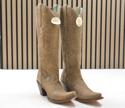 Corral ladies turquoise - turquoise, gold