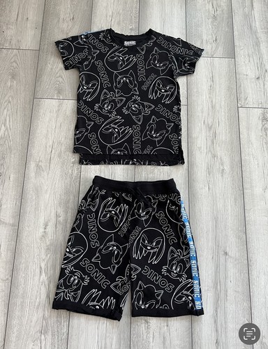 Boys sonic shorts shirt set - boys, shorts/t-shirt