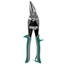 HUAQI Right Cut Tin Snips Aviation Straight Sheet Metal Cutters Shears Scissors