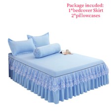1PC Lace Ruffle Bed Skirt