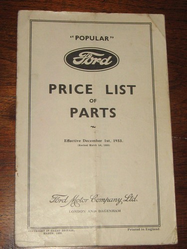 Rare 1930 english ford - rare,