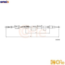 CABLE PULL PARKING BRAKE