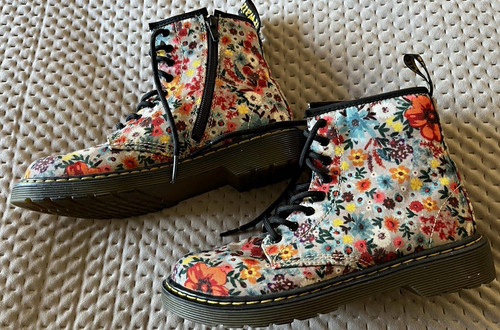 Martens 1460 floral canvas - martens,