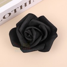 100 Pcs Large 6CM Artificial Flowers Foam Rose Heads Wedding Party Decor Bouquet