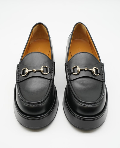 Gucci horsebit wedge loafers - gucci,