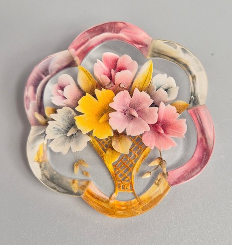 Vintage intaglio brooch - vintage,