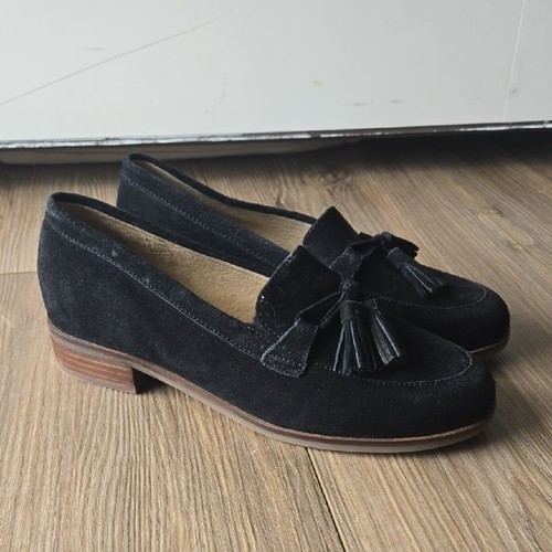Fat face black suede tassle - face,