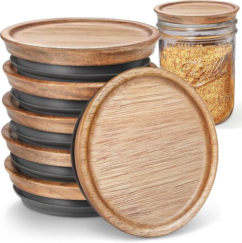 Reusable acacia wood mason - acacia,
