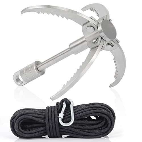 Grappling hook with - hook,