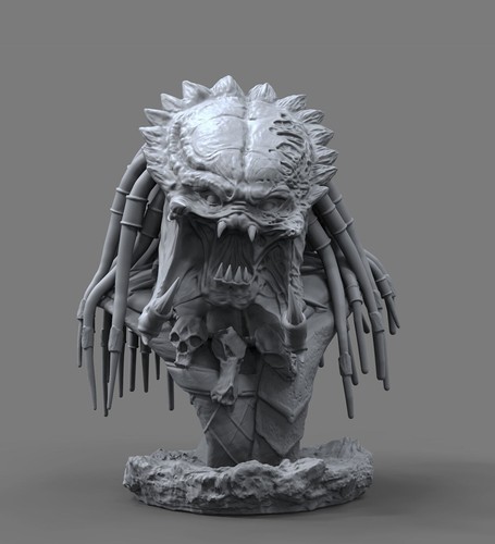 Predator mini bust resin model - mini,