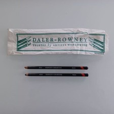  2 used Derwent Artist's Charcoal Pencils - Medium 