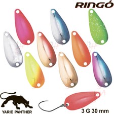 Yarie Ringo gold/silver base 3 g 30 mm various colors trout spoon