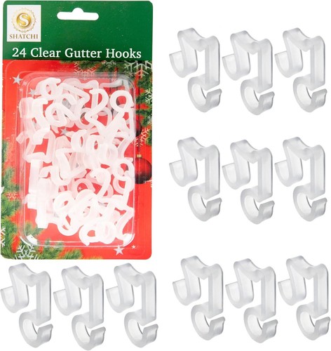 Gutter hooks christmas rope - hooks,