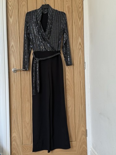 Polyester sequin jumpsuit quiz - polyester,