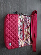 Sakroots Peace Over The Shoulder Bag, Red Adjustable Strap