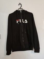 Fila Black Zip-Up Hoodie