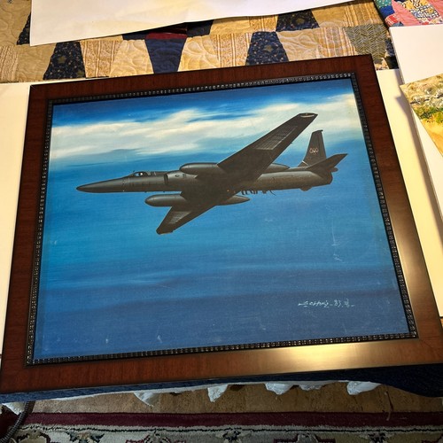 Painting military plane - painting,