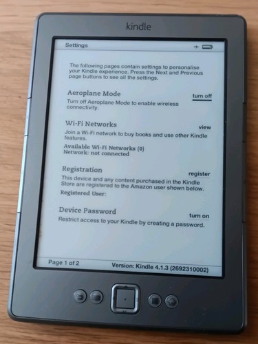 Amazon kindle do1100 4th - amazon,