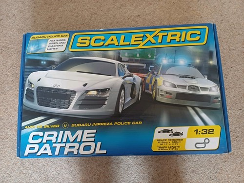 Scalextric crime patrol boxed - crime,