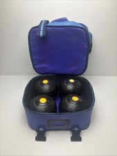 Taylor Rolph Concorde Size 4 ( 4 15/16 ) Set Of 4 Lawn Bowls - With Botra Bag