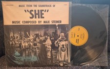 MAX STEINER:  SHE -- Cinema LP