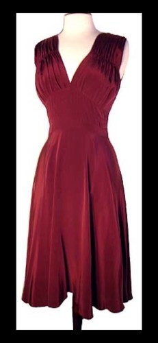 Trashy diva burgundy red - diva, silk