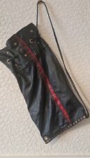 Vintage leather rectangular shoulder bag - Pascal Million Jean Pierre - 1990s