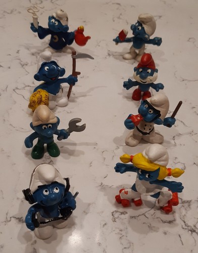 Vintage unboxed smurf - 40, x