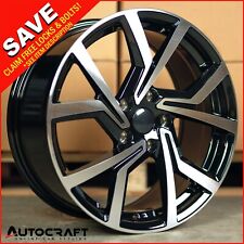 18" CLUBSPORT Style ALLOY WHEELS X4 - TYRES Fits : VW GOLF / CADDY