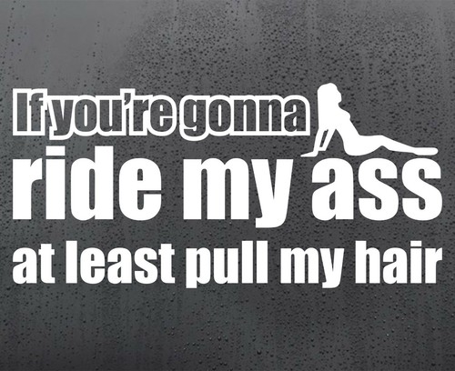 Ride vinyl sticker - if,