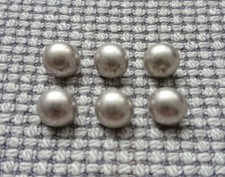 6 x Silver Tone Small Vintage