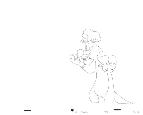 Warner bros animation art - warner,