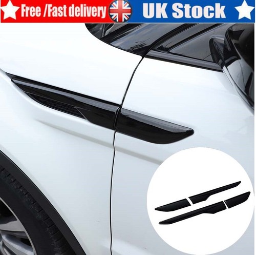 Black side fender air wing - fender,