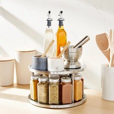 2 Tier Lazy Susan Turntable