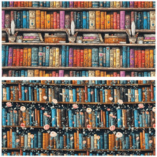 LIBRARY DESIGN COTTON PRINT