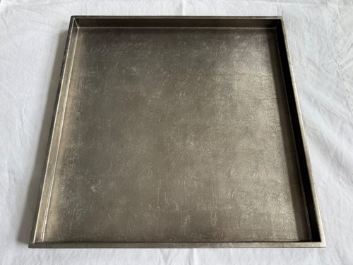 Silver hand lacquered serving - hand-lacquered,